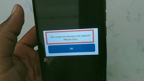 How to fix We could not process the request. Please retry. problem solve in Mobikwik
