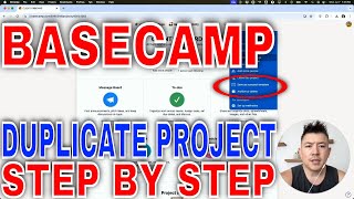 ✅  How To Duplicate Project In Basecamp🔴