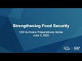 CGI Action Network Webinar: Strengthening Food Security