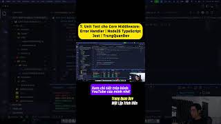 Unit Test cho Core Middleware: Error Handler | NodeJS TypeScript Jest | #shorts #trungquandev