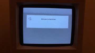 Testing a Macintosh Plus ED for the first time
