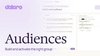 Dataro Audiences: build and activate donor segments without losing the individual