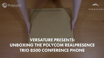 Unboxing the Polycom TRIO 8500 Conference Phone