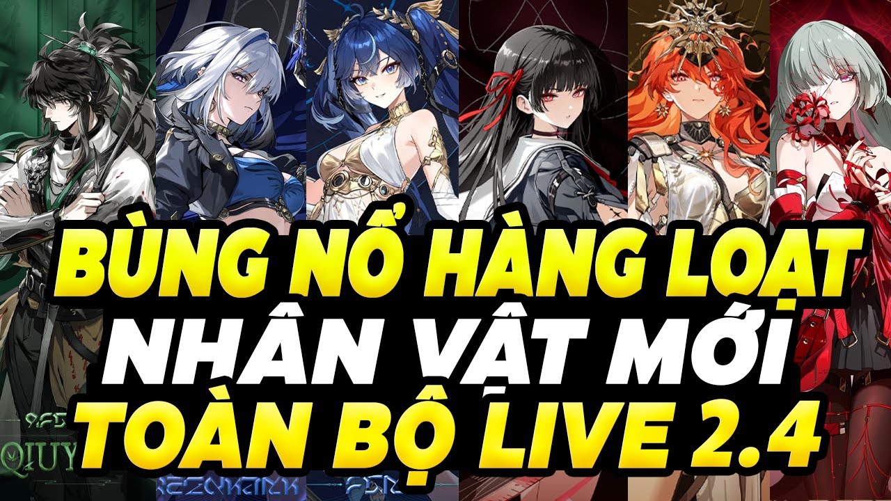 Bùng Nổ Hàng Loạt Nhân Vật Mới ở 2.4 Wuwa | Thông Tin Hệ, Vũ Khí và Tóm ...