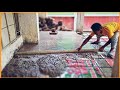 Simple Concrete Flooring Work | Ground floor construction