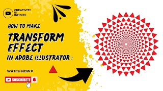 How to make Transform Effect in Adobe Illustrator :