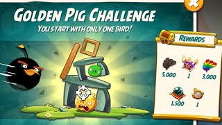 Angry birds 2 the golden pig challenge 13 apr 2024 with bomb #ab2 the golden pig challenge today
