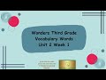 Wonder Learning Vocabulary Quiz