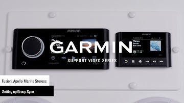 Garmin Support | Fusion® Apollo™ Stereos | Configuring Group Sync