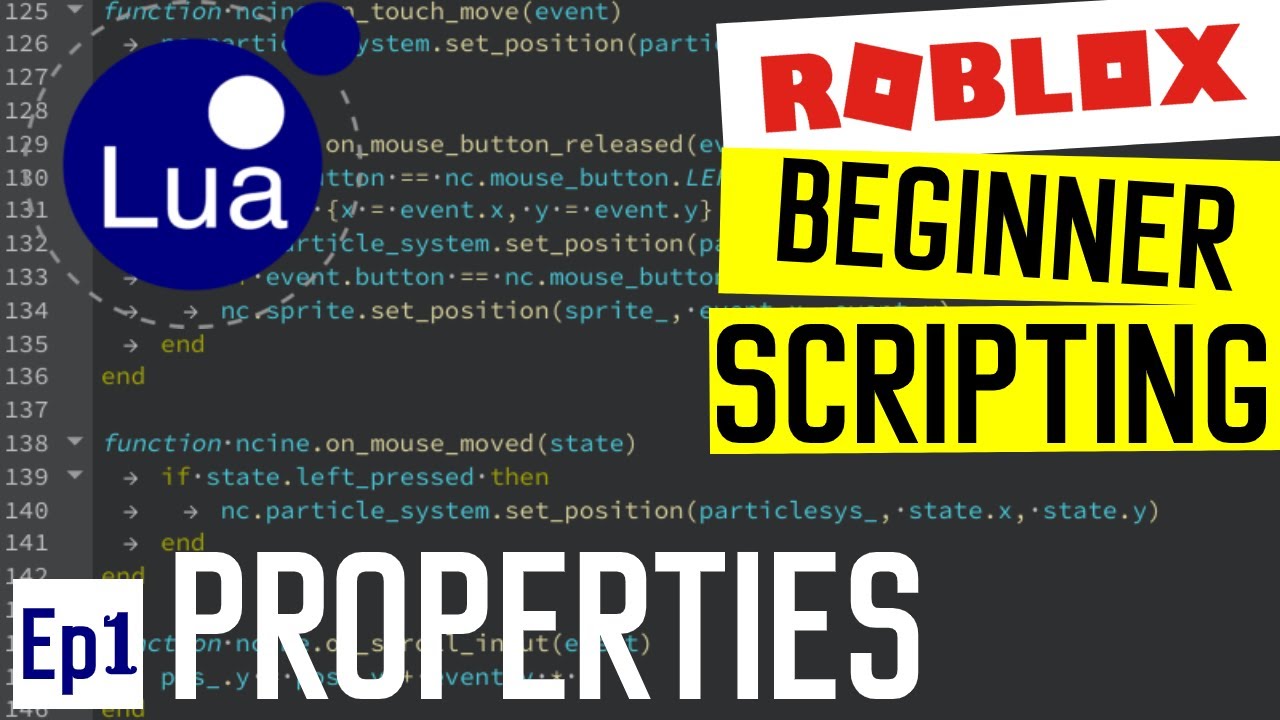 Roblox Beginner Scripting Series Ep1 Properties Youtube - atmgamingvideos tutorial roblox scripting basics 1