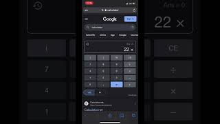 #calculator #22 #x #22 #infinity #wow