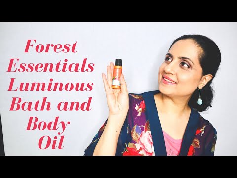 Видео: Forest Essentials Ultra Rich Body Lotion Soundarya с натуральным SPF 25 обзором