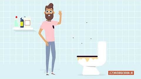 WC reiniger: lees het etiket