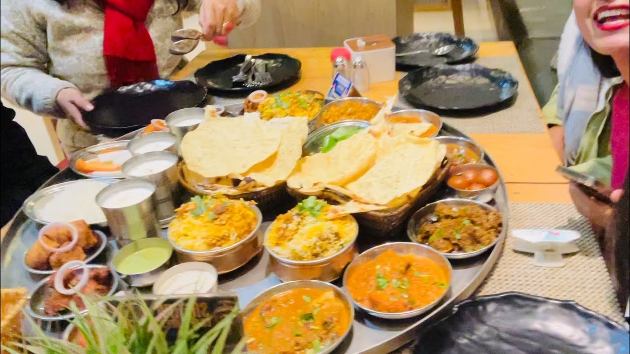 Unlimited happiness+ unlimited food😋Birthday feast with Baahubali Thali at Bhojan Unlimited,lalitpur