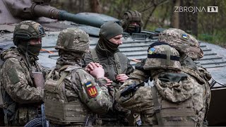 Ukraińscy żołnierze w ferworze nauki