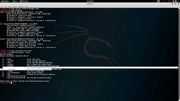 Kali Linux - Change MAC address of a network interface