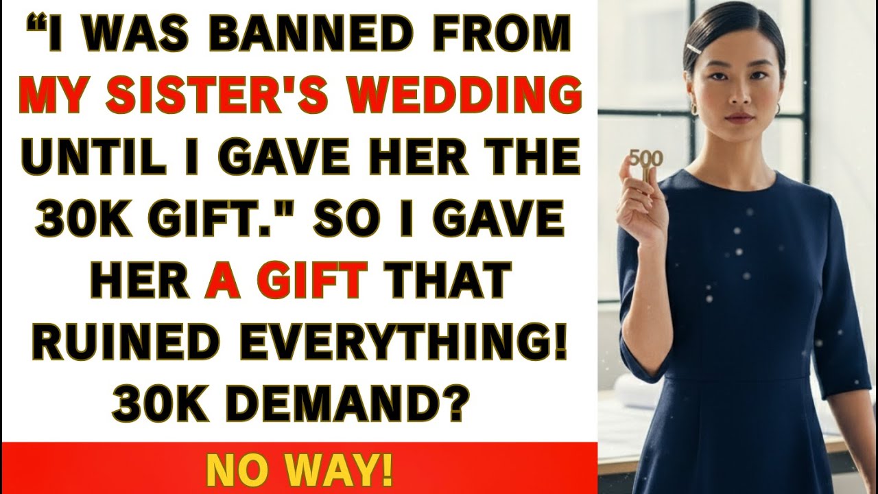 I Was Banned From My Sister’s Wedding—My $500 Key Exposed the $30,000 Lie