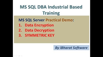 07.Example of Encrypt/Decrypt Data with Encryption| MASTER KEY| SYMMETRIC KEY HINDI #ibharatsoftware