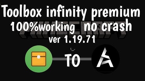 Toolbox 1.19.71 infinity premium 😀|no Clickbait|with proof|made by AlphaX22|#toolbox