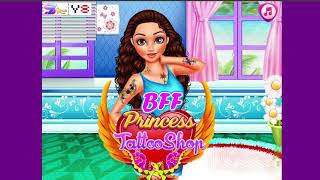 Game bff-princess-tattoo-shop - Game xăm hình, trang điểm screenshot 1