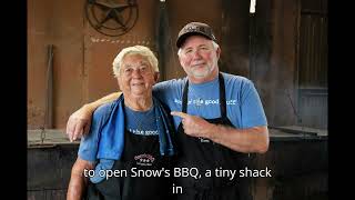 Ms Tootsie Tomanetz - The Legendary Pitmaster of Snows BBQ in Texas #bbq