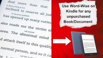 Use Word-Wise on Kindle: A Step-by-Step Guide for Any Document!