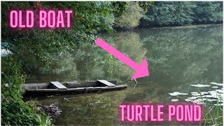 TURNING AN OLD BOAT INTO A TURTLE POND