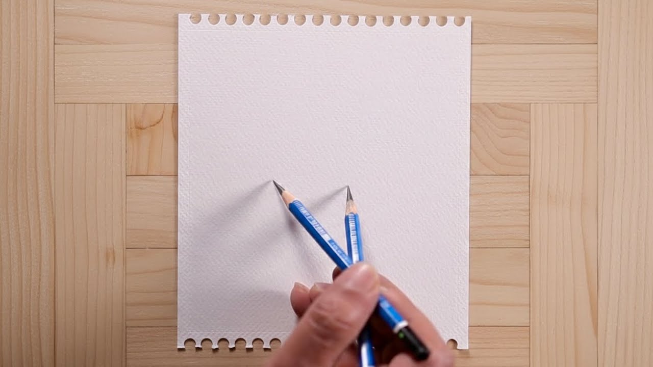 Прекрасная цветочная ферма | Рисунок масляными пастелями