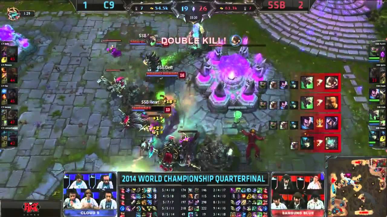 lol dolls [Worlds 2014] C9 vs SSB - Extremely Close Ending