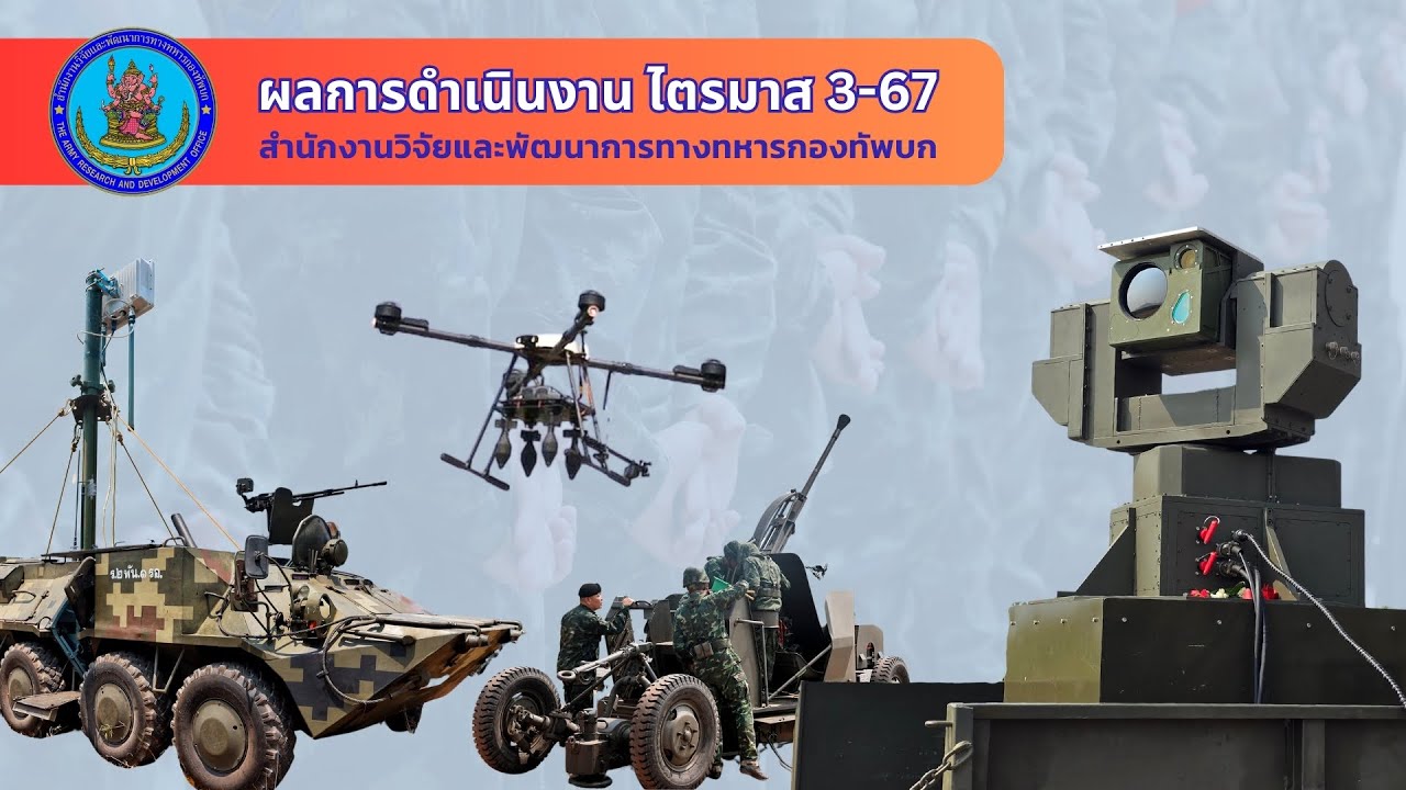 [Q3-67] สรุปการดำเนินงาน สวพ.ทบ. ประจำไตรมาส 3/67