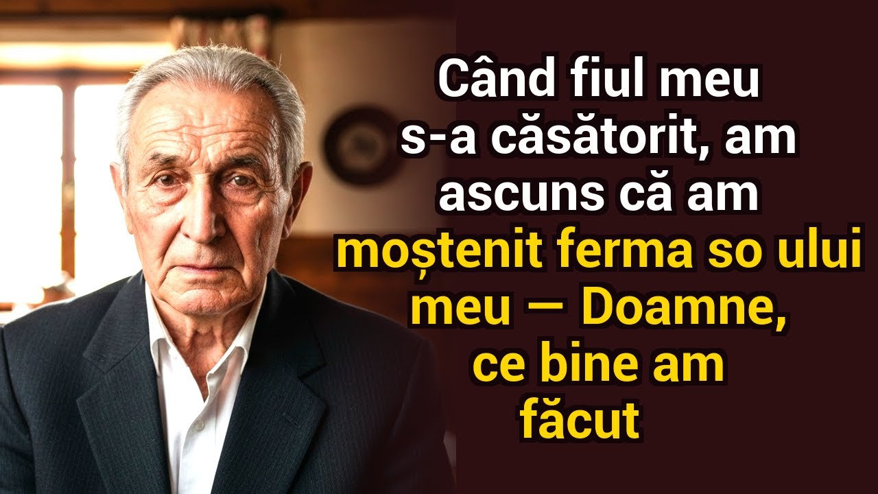 Când fiul meu s-a însurat, am ascuns că moștenisem ferma soțului meu — și bine am făcut!
