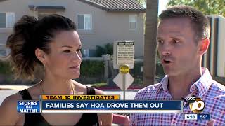 Families say HOA drove them out