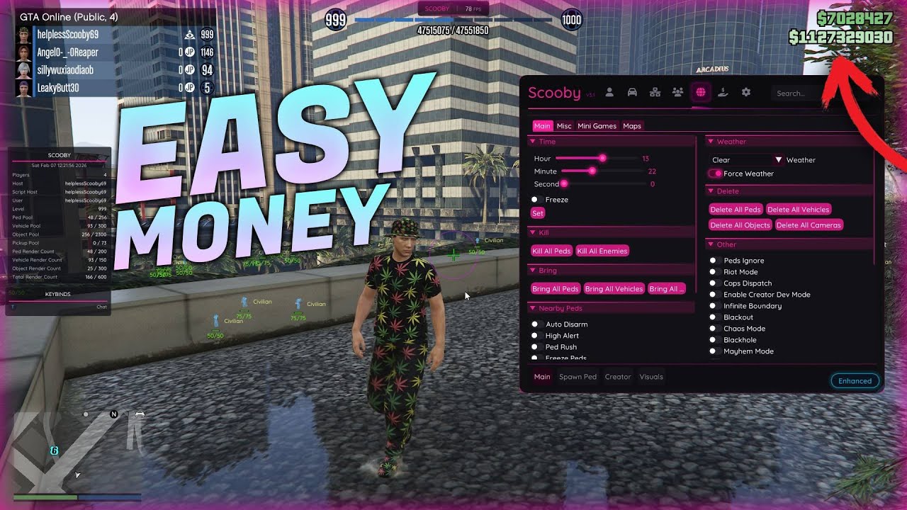 How People Earn Billions in GTA 5 Online (Mod Menu Guide 2026)
