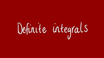 Definite integrals | Unit 1 and 2 VCE Maths Methods