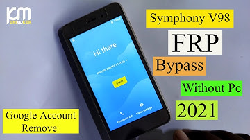 Symphony V98 FRP Bypass | Symphony V98 Google Account Remove | Symphony V98 FRP Unlock Without Pc