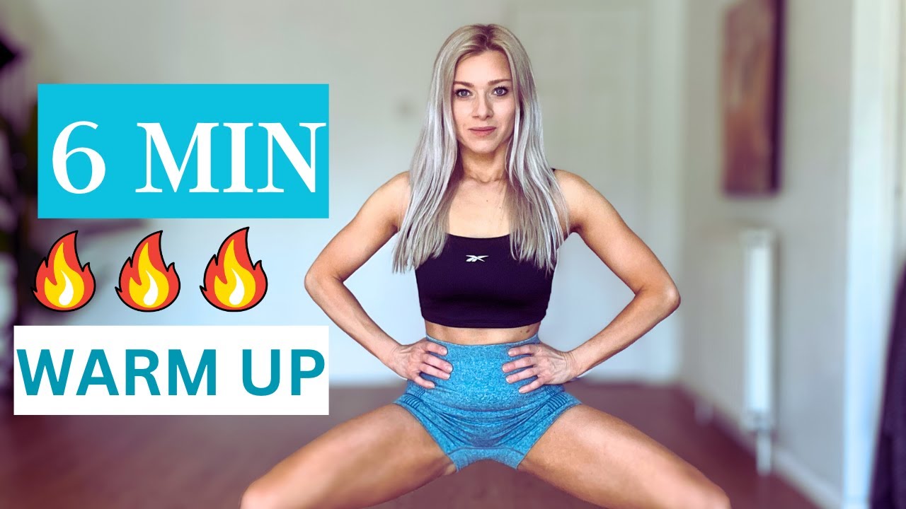 6 MIN WARM UP | For At Home Workouts | Quick Warm Up Routine - YouTube