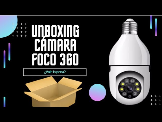 Foco cámara 360 - Unboxing 📦 ESP 2022
