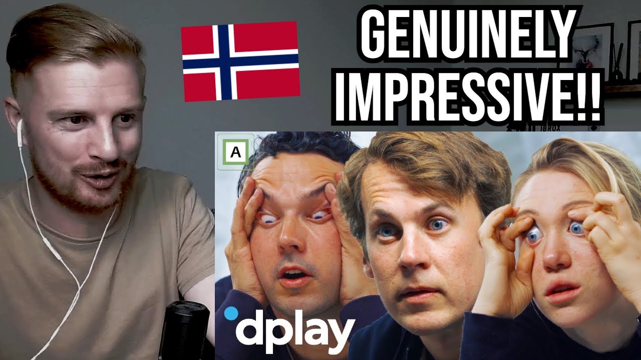 Reaction To Kongen befaler - Don´t blink! (Norwegian Taskmaster) - YouTube