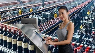 Inside the Winery ( factory) : How Grapes Become Luxury Wine ( full process)