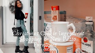 Cookie Ingredient Shopping & New Patio Set | VLOGMAS DAY 11