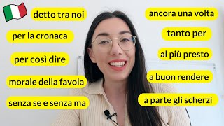 10 Italian phrases to boost your daily conversations in Italian (B1+) Subs
