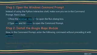 Troubleshooting: Installing Google Maps Module in Python Using Pip