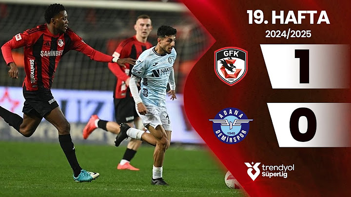 Gaziantep FK (1-0) Adana Demirspor | 19. Hafta - Trendyol Süper Lig 2024/2025 Sezonu