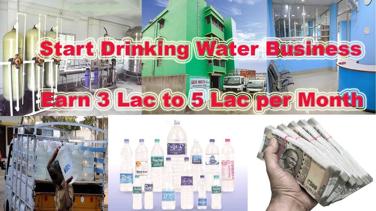 Start Water bottle Business Factory. LalitaProjectslalitaprojects