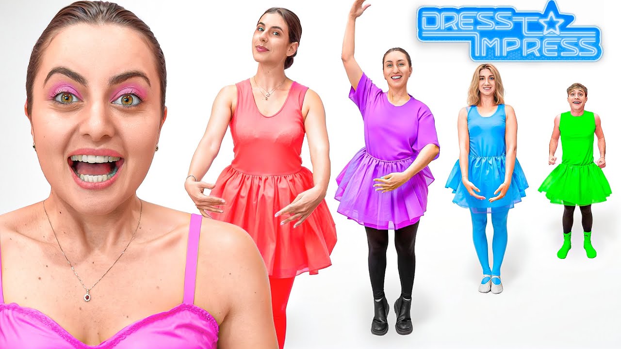 GIOCHIAMO A DRESS TO IMPRESS DI DANZA NELLA VITA REALE  CON I NOSTRI AMICI! 🩰