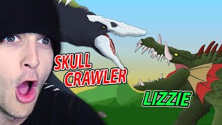 Reacting to Skull Crawler vs Lizzie | EPIC BATTLE