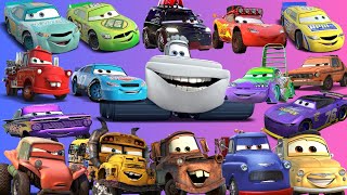 Looking For Disney Pixar Cars Lightning Mcqueen, Hudson Hornet, Luigi, Doc Hudson, Snot Rod, Mater