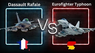 Французкий Истребитель Dassault Rafale против Немецкого Eurofighter Typhoon: сравнение 2024 года