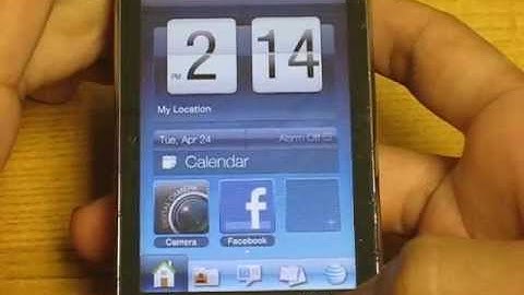 How to erase / reset HTC Tilt 2 personal data and phone settings