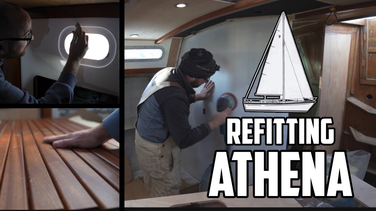 Sail Life - New Gebo portlight, deck fills & working on the settee - DIY boat project